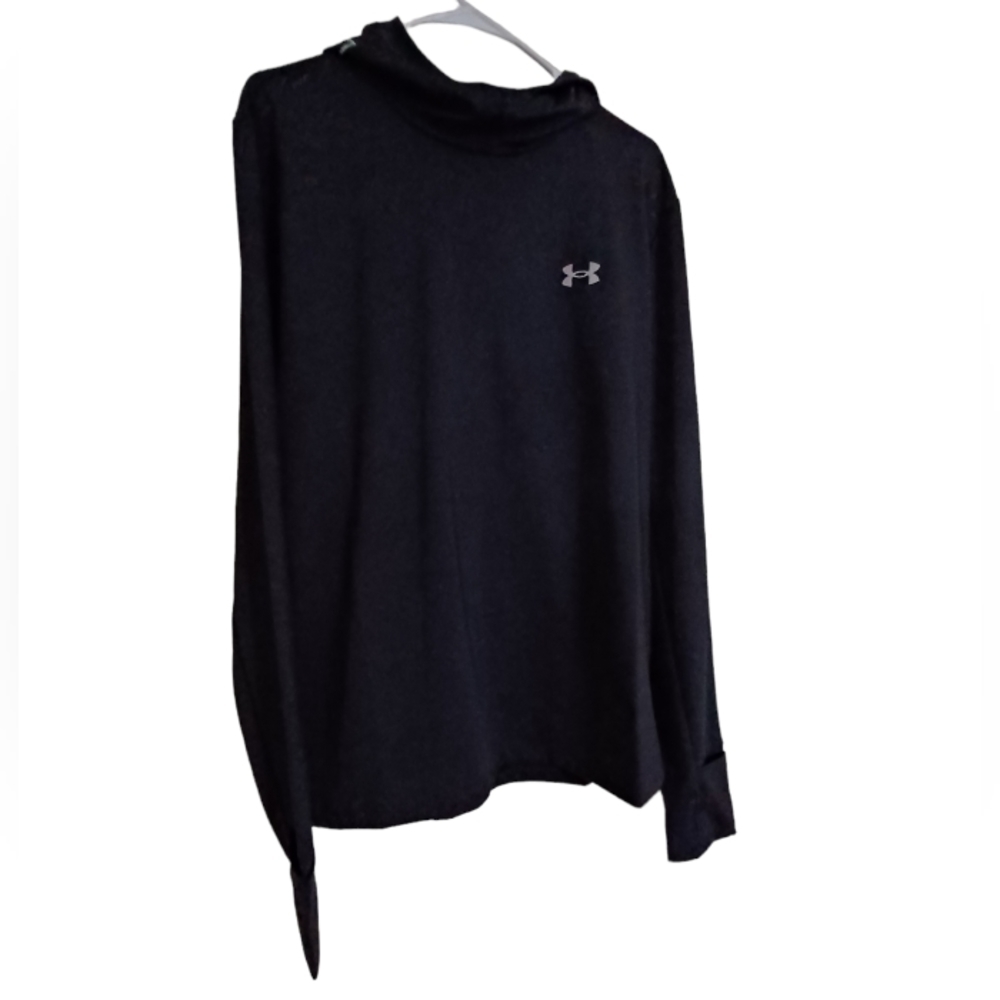 Under Armour XL Coldgear Fitted Hoodie Black